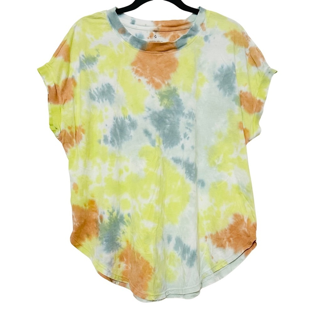 Lou & Grey Supima Cotton Tie Dye Soft Relaxed Fit Tee T-Shirt Women’s Sz Medium